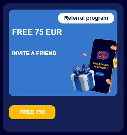 Entry-level welcome bonus offer at VeryWell Casino