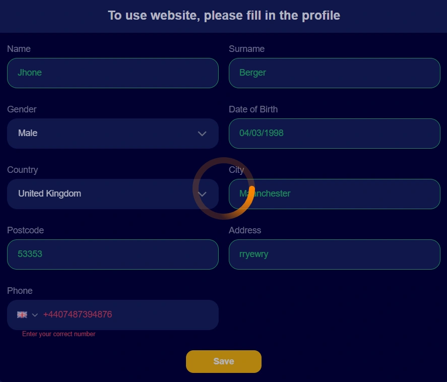 VeryWell Casino account verification process illustration